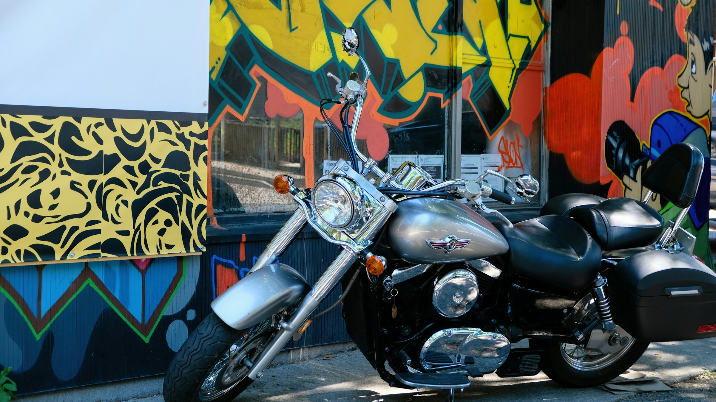 Motorcycle exhaust system