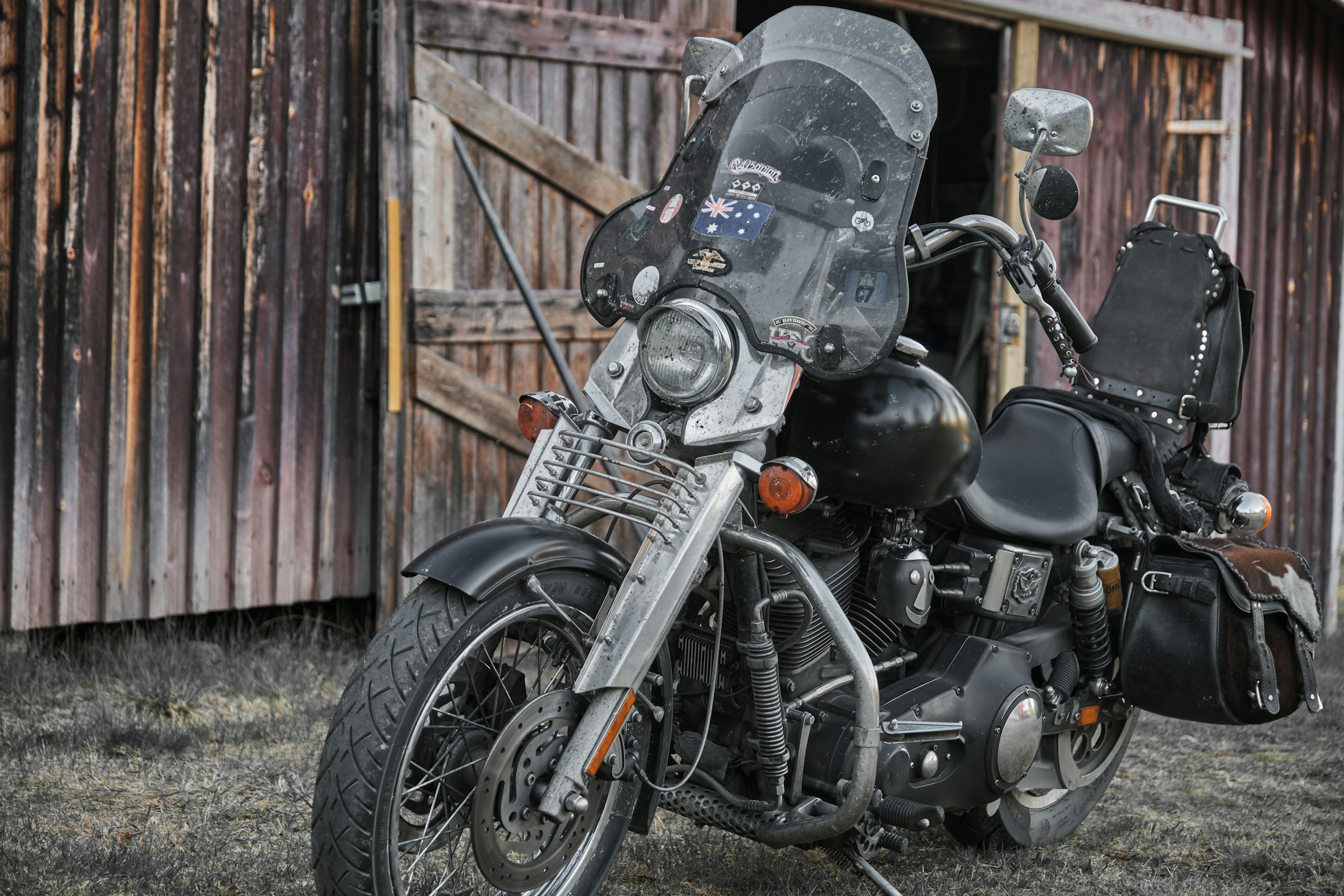 Vintage Harley-Davidson motorcycle
